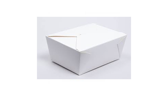 White Take Out Box